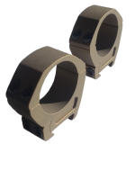 Vortex Cerakote Burnt Bronze Pro 34mm Scope Rings - Image 2