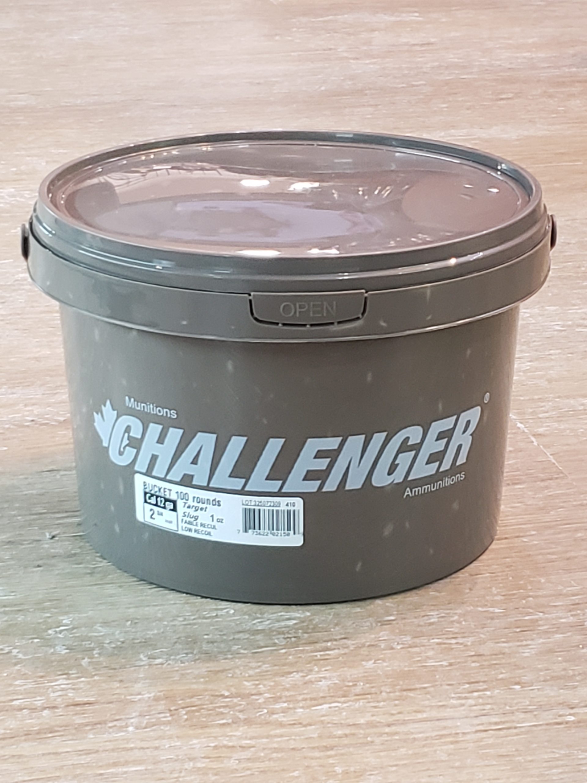 20260206_180853 Challenger Target Slug 12ga 2-3/4in 100rd Bucket