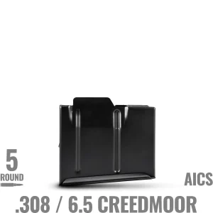 MDT Metal AICS 308/6.5 Magazine 5rd (w/ Binder)