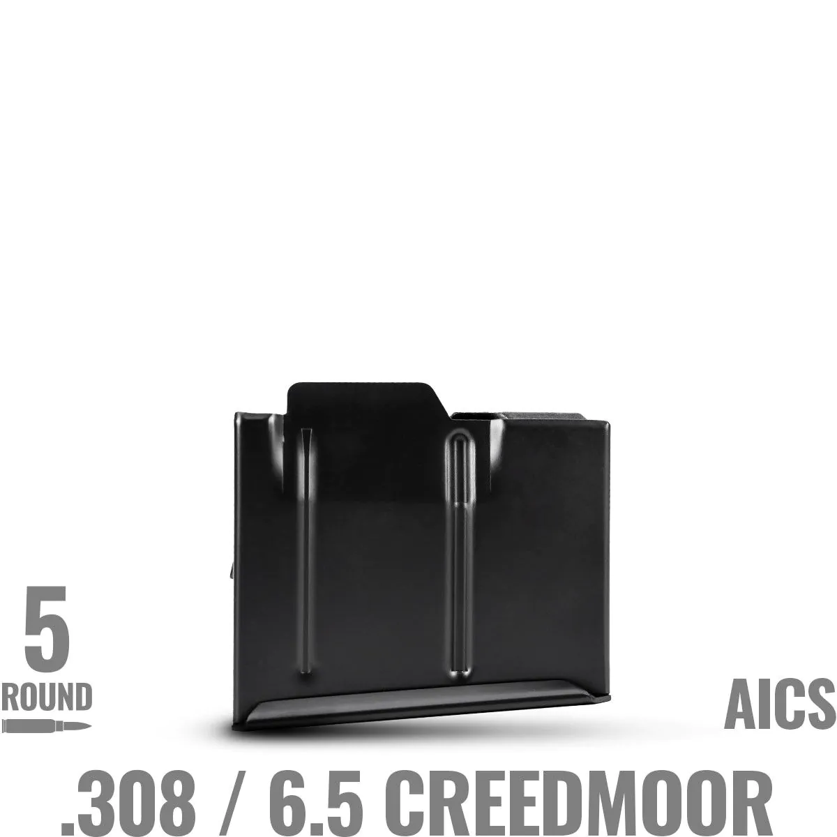 MDT_Metal308_5RND_SQUARE_01__77742.1654010337.1280.1280 MDT Metal AICS 308/6.5 Magazine 5rd (w/ Binder)
