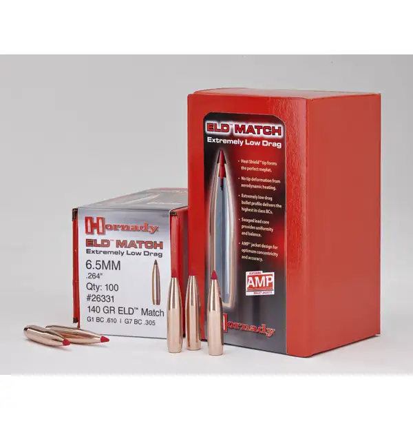 Hornady 6.5mm .264 140 gr ELD® Match Hornady 6.5mm .264 140 gr ELD® Match