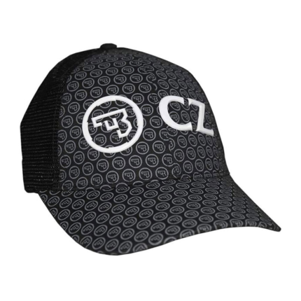 CZ Sports Cap Black w White Logo