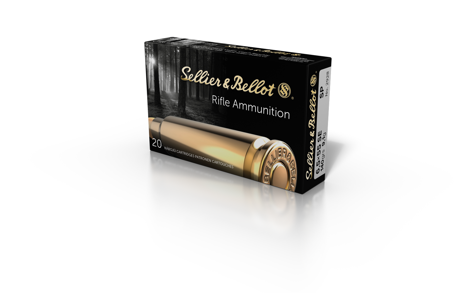 Sellier & Bellot 6.5x55 Swedish 140gr FMJ 20rd Box Sellier & Bellot 6.5x55 Swedish 140gr FMJ 20rd Box