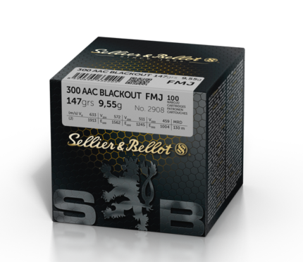 S&B 300BLK 147gr FMJ