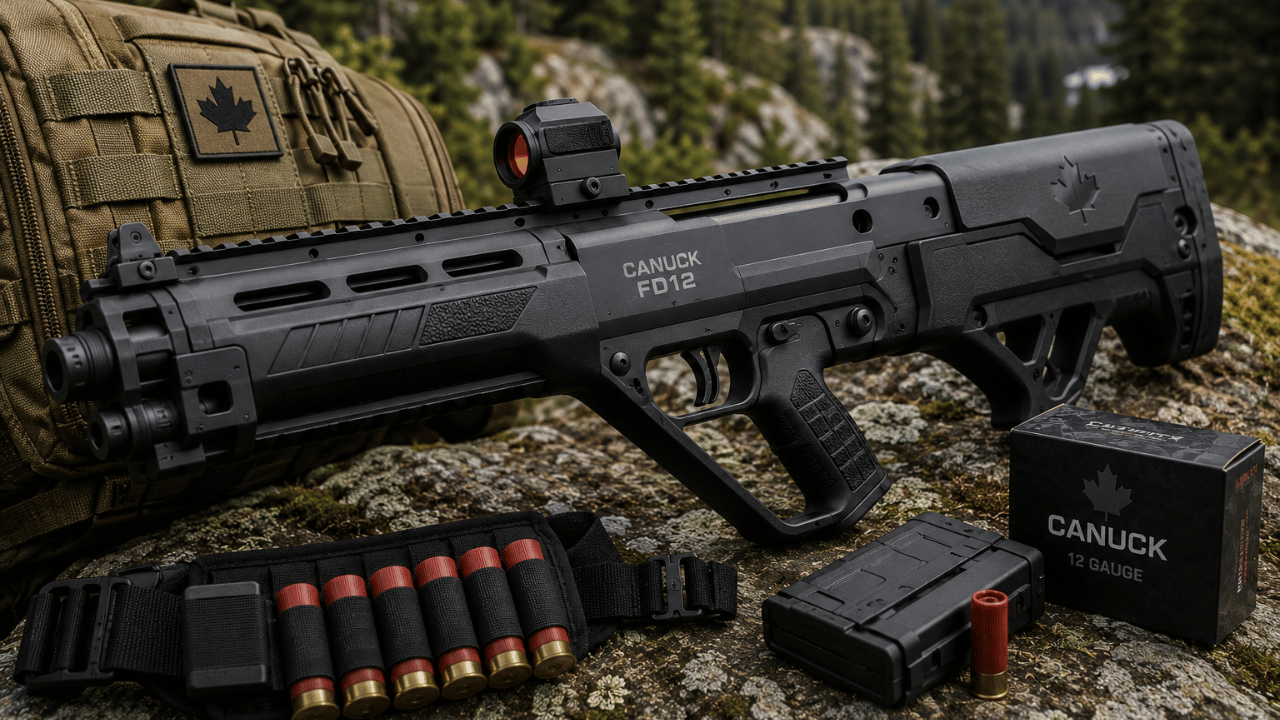 semi-auto shotgun buyer's guide: how to choose the right one for hunting, sport, and defence (2026) 9 Canuck FD12 Bullpup