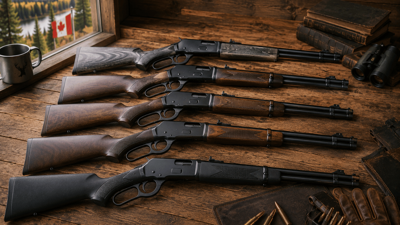 Canuck lever action Shotgun