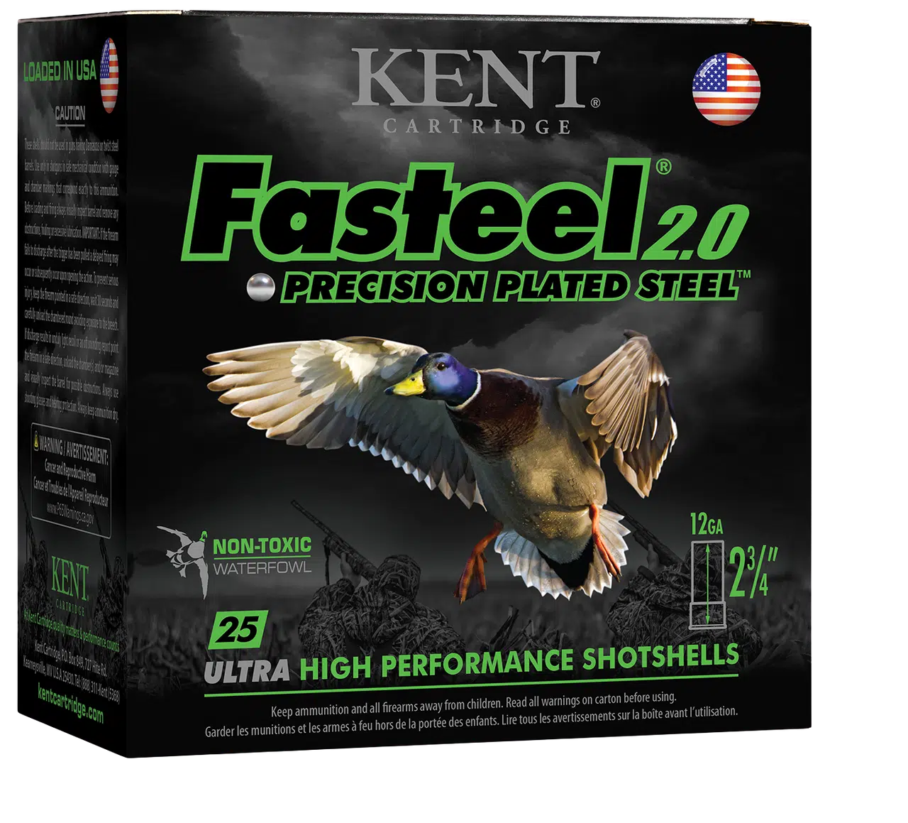 Kent Fasteel 2.0 12GA 2-3/4 1-1/16oz Kent Fasteel 2.0 12GA 2-3/4 1-1/16oz