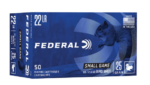 Federal Small Game 22LR 25gr Lead Bird Shot 50rd Box