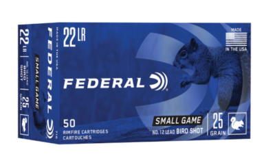 Federal Small Game 22LR 25gr Lead Bird Shot 50rd Box