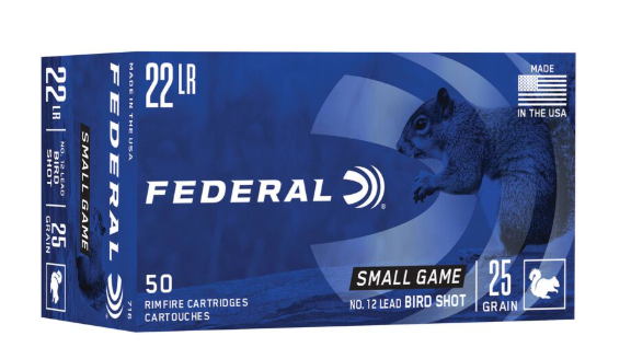 FED-716 01 Federal Small Game 22LR 25gr Lead Bird Shot 50rd Box