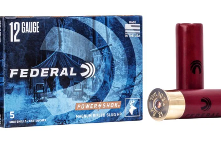 Federal Power Shok 12ga Rifled Slug 3" 1-1/4oz
