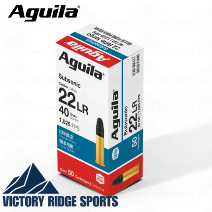 Aguila Subsonic .22LR