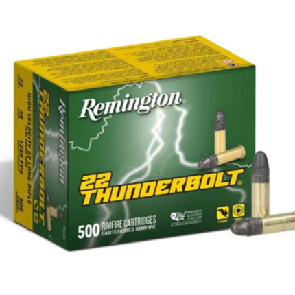 Remington Thunderbolt 22LR 40gr 500rd Box