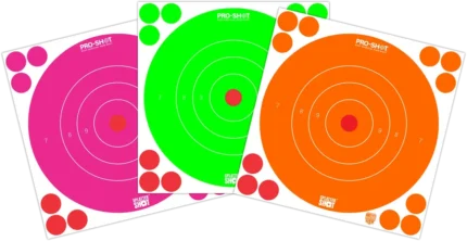 Pro-Shot Splatter Shot 8in Hi-Vis Peel n Stick 6pk