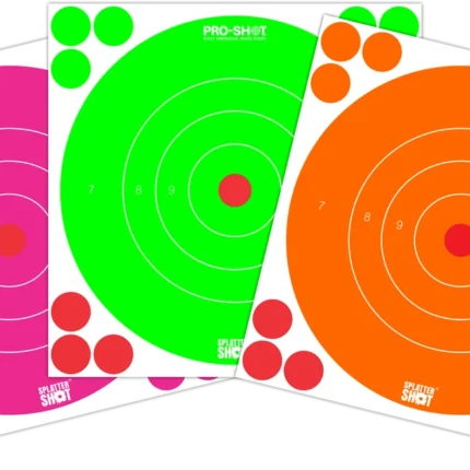Pro-Shot Splatter Shot 8in Hi-Vis Peel n Stick 6pk