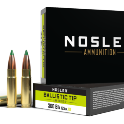 Nosler Ballistic Tip 300 BLK 125gr 20rd Box