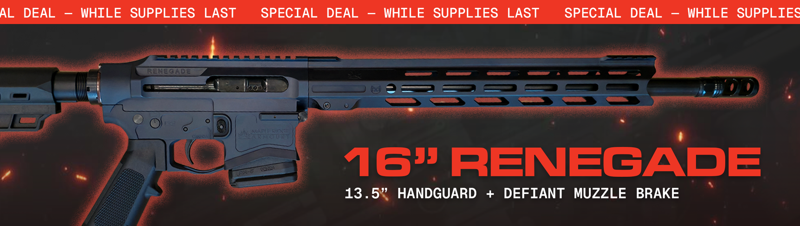 16" Renegade with 13.5" Handguard 
